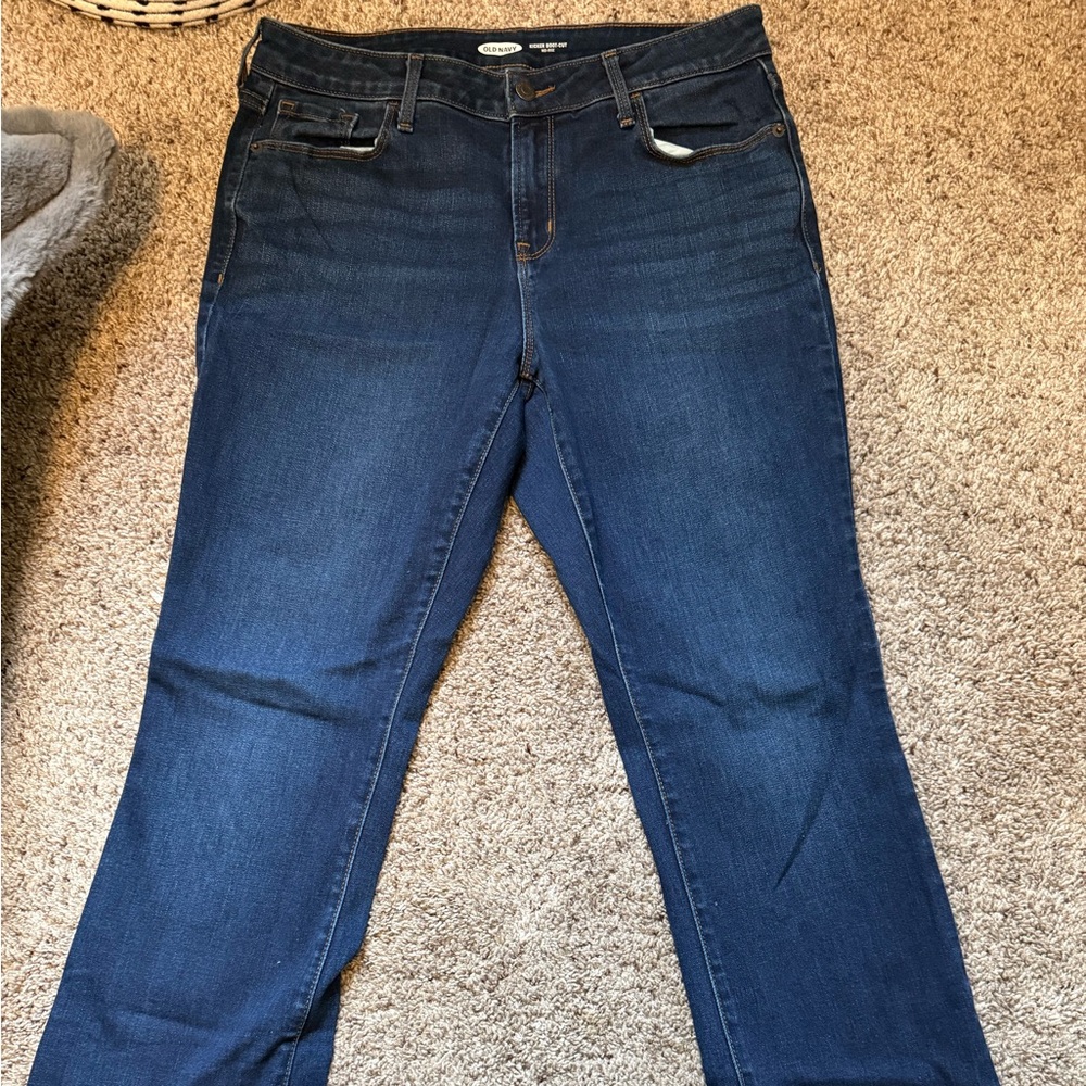 Old Navy Women’s Kicker Boot Cut Mid Rise Jeans